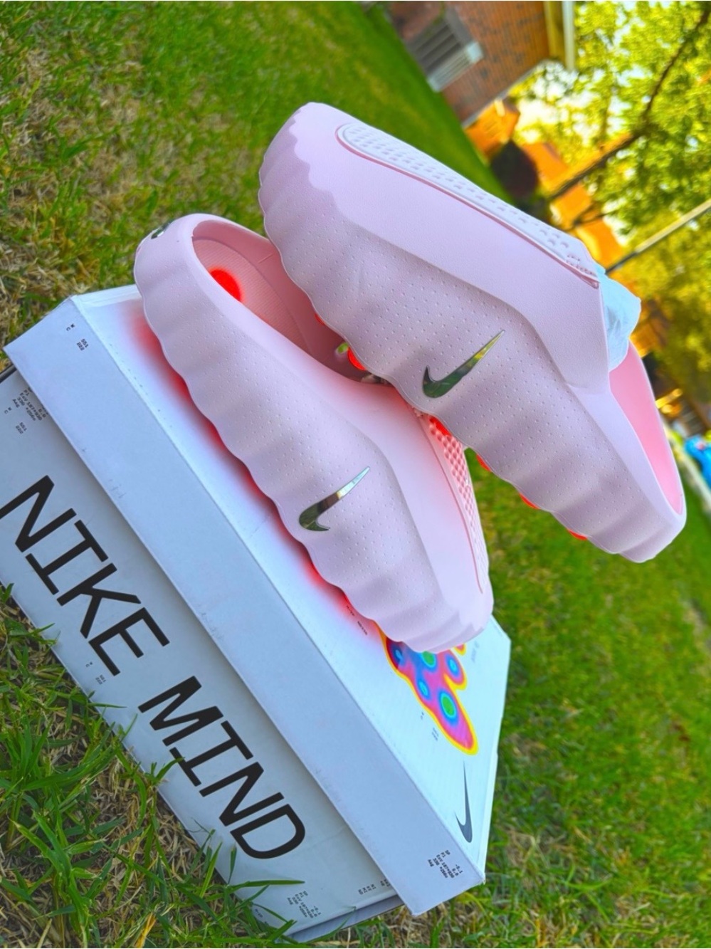 Nike Mind 001 women Pink Slide Sandals